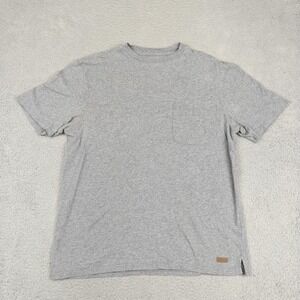 Pendleton Shirt Mens Small Gray Pocket Tagless Cotton Tee Casual Basic
